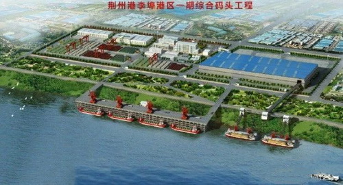 湖北一永久性砂石集并中心建成，總投資約2.5億元，年設計吞吐量360萬噸